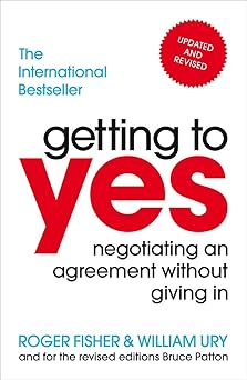 Getting to Yes Book by Roger Fisher and William Ury