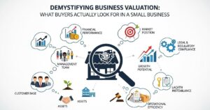 Demystifying Business Valuation: What Buyers Actually Look For in a Small Business.