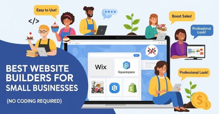 Best Website Builders for Small Businesses (No Coding Required)