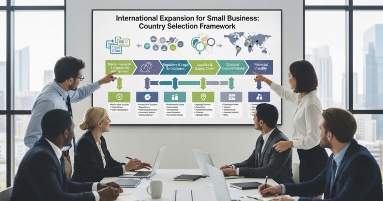 International Expansion for Small Business: Country Selection Framework